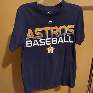 Astros baseball tee size M
